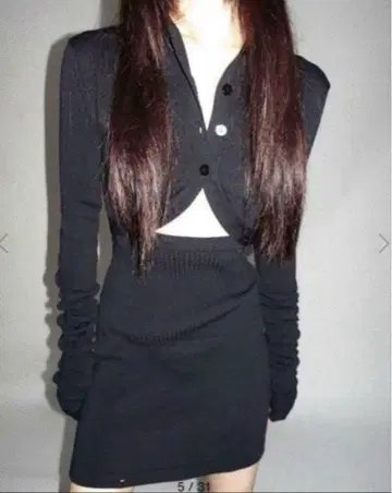 melt the lady 버튼 오픈 라운드 원피스