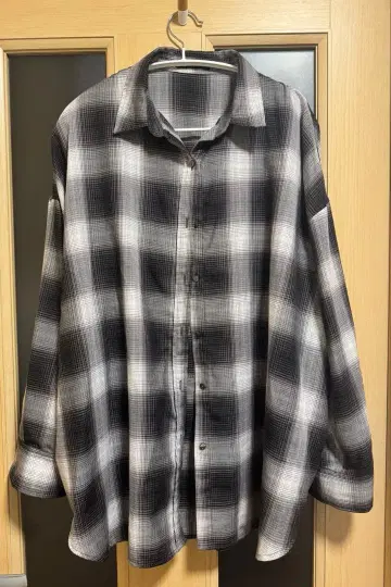 새상품급 jeanasis 체크 BIG 셔츠 긴팔