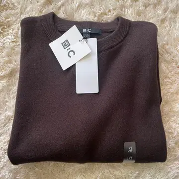 UNIQLOC 유니클로시 스무스 코튼 크루넥 스웨터 M 사이즈