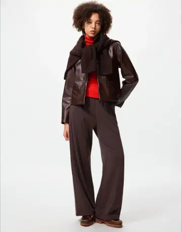 UNIQLO 웜 플리스 스트레이트 팬츠