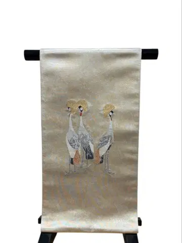 114 후쿠로 오비 (순수 실크) 나가시마 세이쇼쿠의 '정은금'