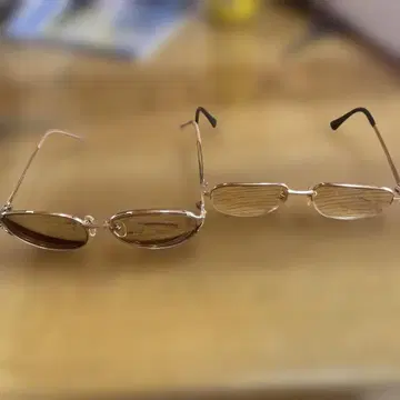 티타늄 프레임 안경 kooki ARiSTAR 골드 장식품