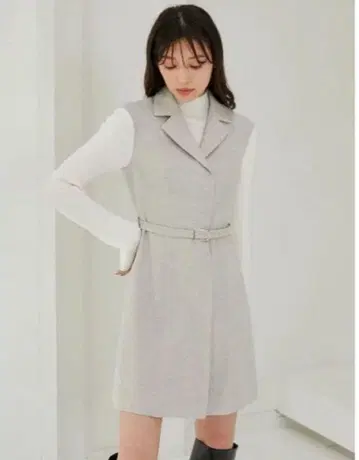 스나이델 트위드 미니 점프스커트