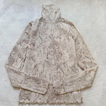 윔 가젯 [ THE PAUSE ] 마블 시어 하이넥 풀오버