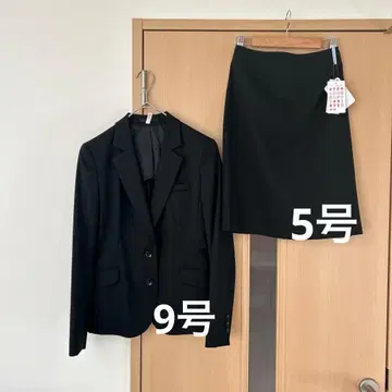 AOKI 블랙 취업 정장 자켓 스커트 세트 취업활동 수트