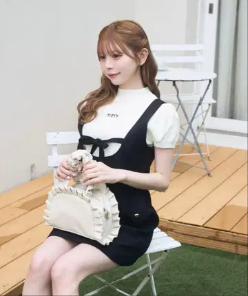 titty&Co. 리본 디자인 미니 원피스 미사용 새상품