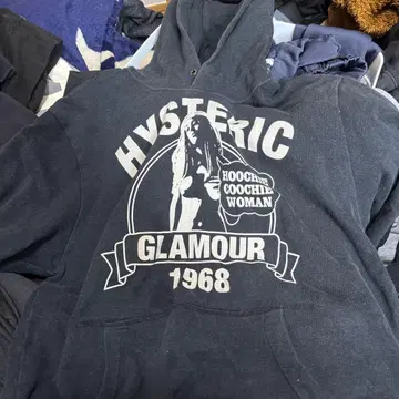 HYSTERIC GLAMOUR 네이비 후드티 M 사이즈
