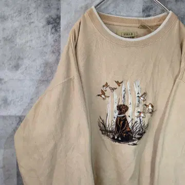 맨투맨 트레이닝복 베이지 M C46,15