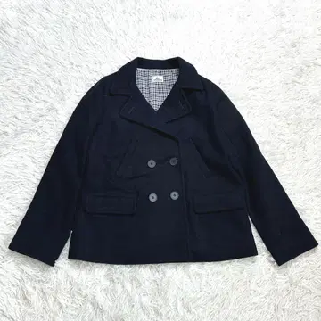 LACOSTE 여성용 더블 울 P코트 42 XL 빅 사이즈