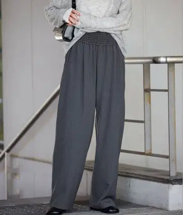 저널 스탠다드 스트레치 와이드 팬츠