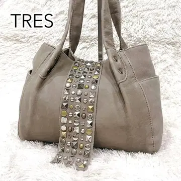 y2k 00s Archive TRES toteBag Studs beige