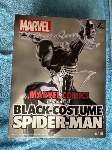 블랙 코스튬 스파이더맨 피규어