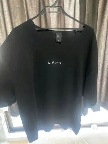 리프트 LYFT 블랙 오버 사이즈 T셔츠