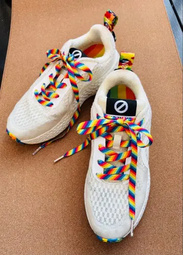 NO NAME 레인보우 통굽 스니커즈 37