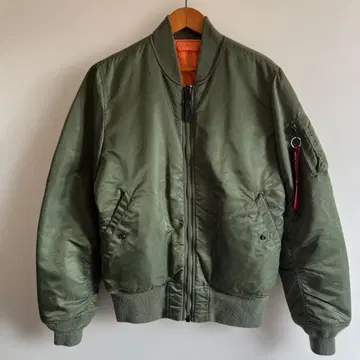 알파 올리브 그린 MA-1 플라이트 자켓