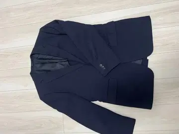 네이비 싱글 브레스 비즈니스 정장 상하의 세트