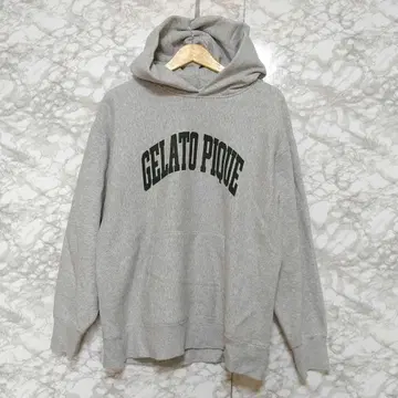 GELATOPIQUE 후드 스웨트 후드 맨투맨 로고 트레이닝복 속기모