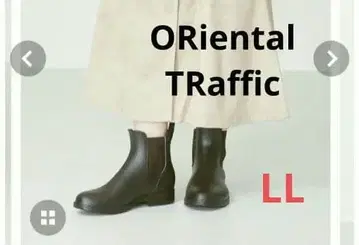 오리엔탈 트래픽 사이드 고무 레인부츠 브라운