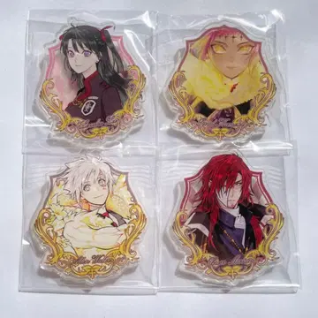 D.Gray-man 아크릴 배지 컬렉션 4개 세트