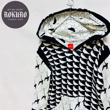 ninita 니니타 올 패턴 새 프린트 디자인 후드티 F 사이즈