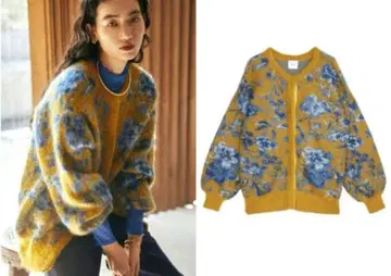 Ameri VINTAGE 3WAY NOSTALGIC RUG KNIT