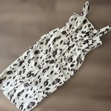 택 포함 새상품 rienda 레오파드 원피스