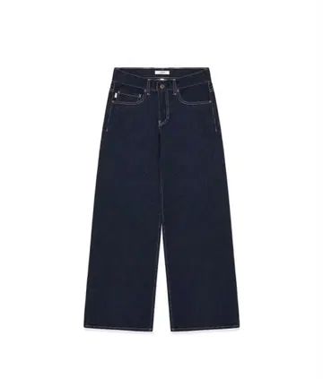 GLOWNY 901 로우 라이즈 와이드 레그 진