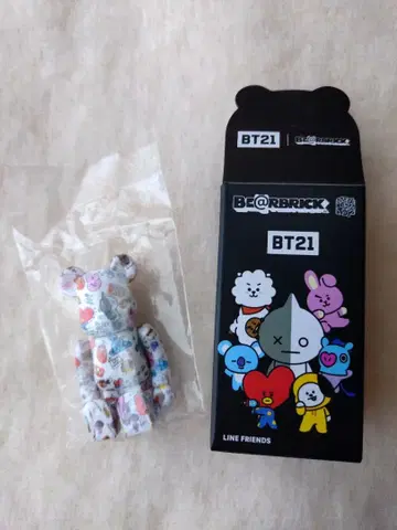 BT21 시크릿 베어브릭 BE@RBRICK BTS