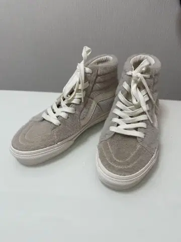 Vans Sk8-Hi 퍼 스니커즈 그레이