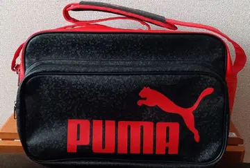 [ 새상품급 ] 스포츠백 PUMA 숄더백 블랙/빨간색