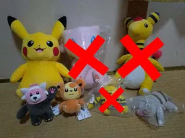 [ 12/16까지 가격 인하 ] 포켓몬 봉제 인형 4세트 피카츄 키구마