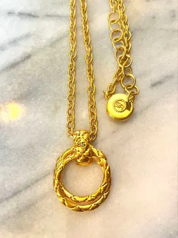 새상품급 Vintage SR 소니아 리키엘 체인 목걸이