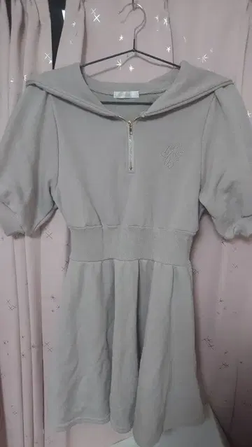 에블린 세일러 맨투맨 원피스