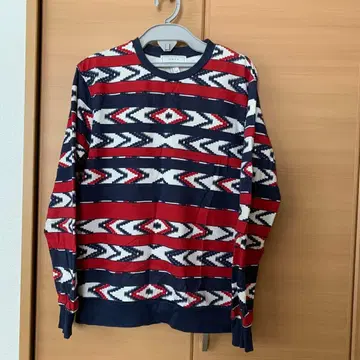 기하학 패턴 긴팔 트레이닝복 S