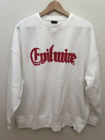 [ 귀중 ] evilwire 이블와이어 맨투맨 L 미니 사륜구동 화이트