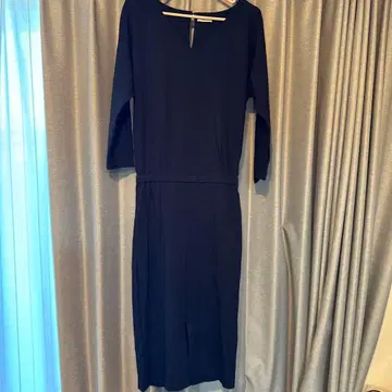 ESTNATION 네이비 롱 원피스 38