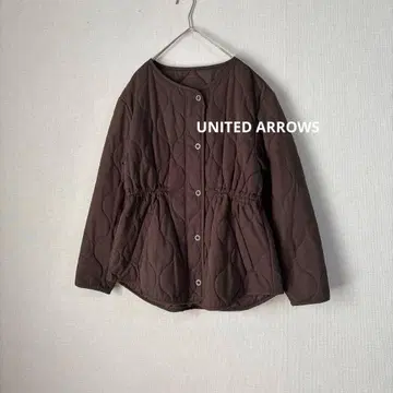 UNITED ARROWS 퀼트 숏코트 아우터 다운 자켓
