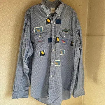 칼 헬무트 체크 와펜 버튼 다운 셔츠