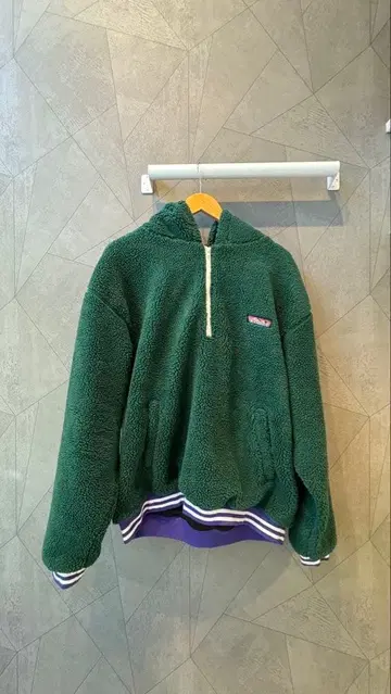 XLARGE 그린 플리스 자켓 XL