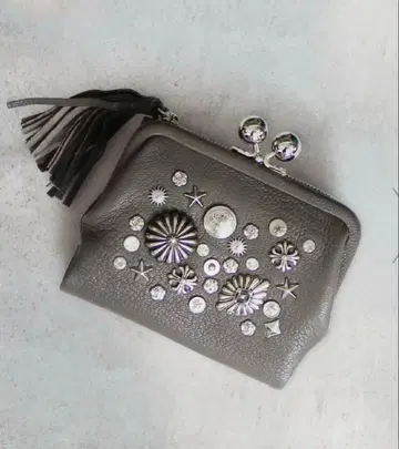 페르케 perche / 멀티 스터드 가마구치 이단 접이식 지갑