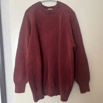 RYETENDER 버건디 니트 스웨터