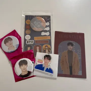 SEVENTEEN 도겸 승관 원우 캔뱃지 키링