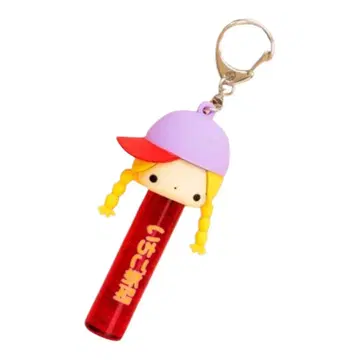 새상품 로리즈팜 딸기신문 립캡키참 파티 지미