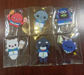 교육 방송 훼미리마트 아크릴 스탠드 6종 컴프 세트