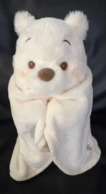 곰돌이 푸 화이트 푸 담요 봉제 인형 디즈니 스토어 S 사이즈