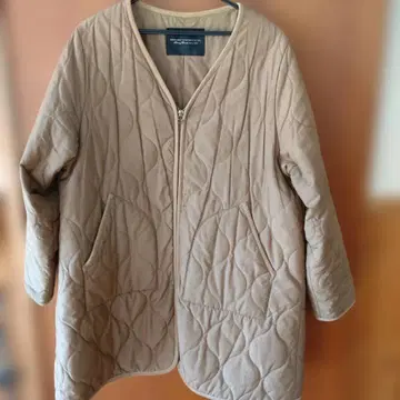 써니클라우드 베이지 퀼팅 자켓