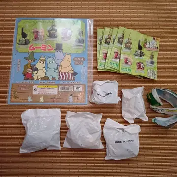 K&M 무민 캡슐 토이 전 5종 세트+대지