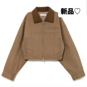 앤드마리 andmary 하퍼 루즈 트윌 자켓 베이지