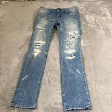 페노메논 데미지 진 데미지 가공 스키니 데님 32