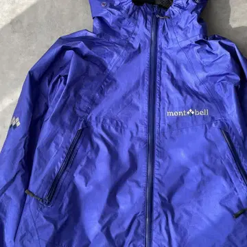 15379 mont-bell 90's 고어텍스 자수 나일론 후드티